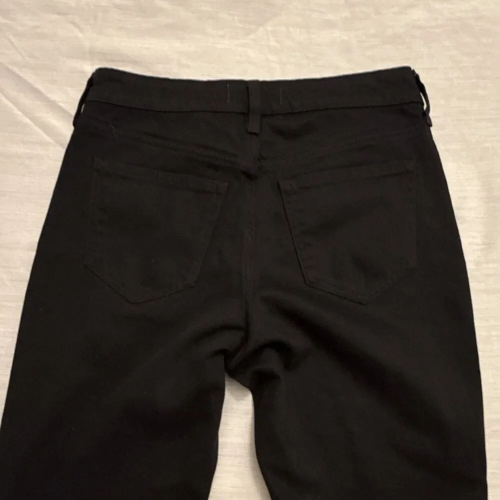 Abercrombie & Fitch Curve Love Women's 27 Black Mid Rise 90s Straight Jeans